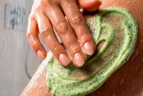 Modo de uso del jabón líquido Palmolive Smoothie Almond, Avocado y Milk