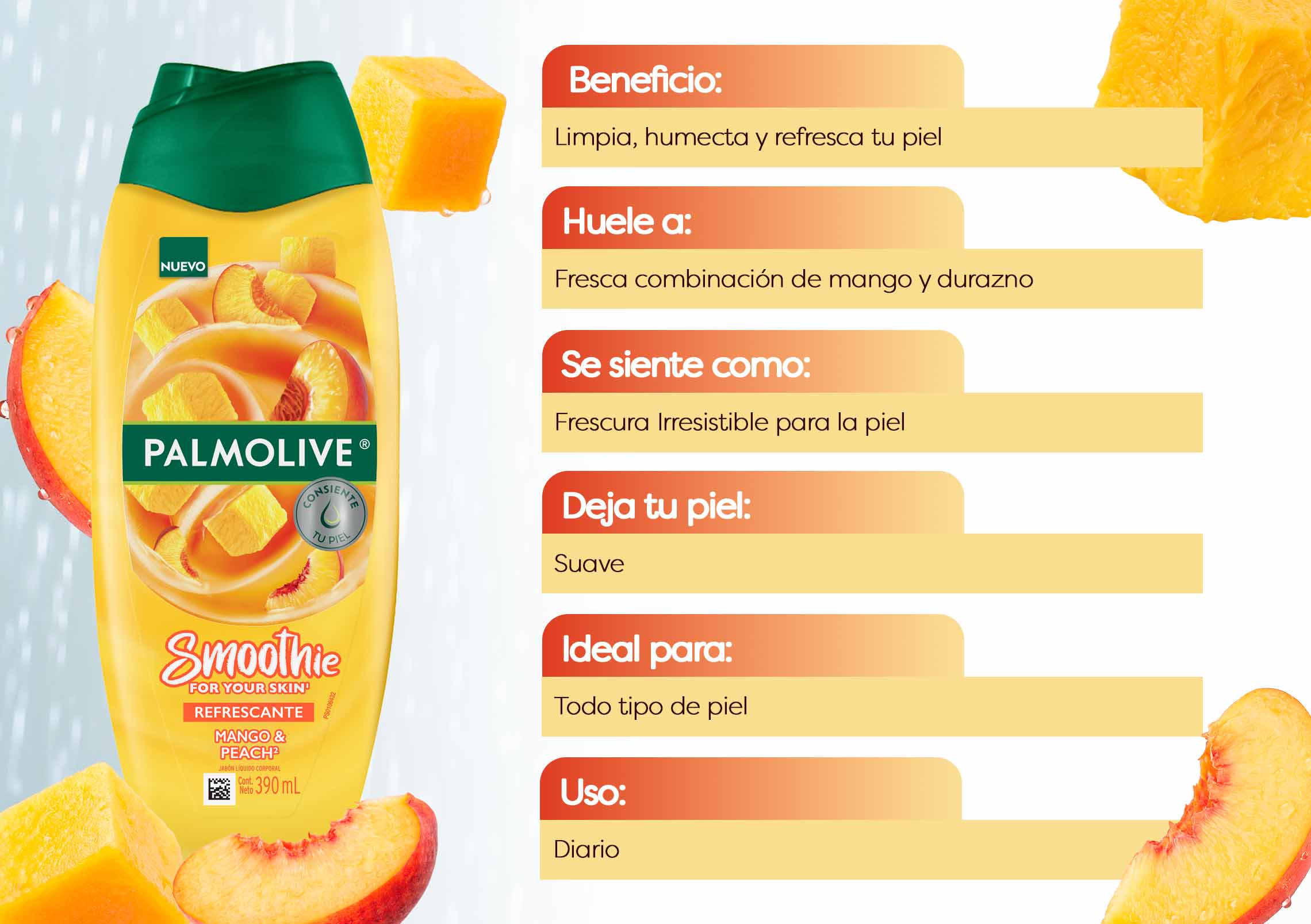 Beneficios del Mango y durazno
