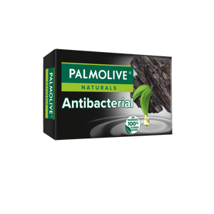 Jabón en barra Palmolive® Naturals Antibacterial Protección Natural con partículas de carbón activadoJabón en barra Palmolive® Naturals Antibacterial Protección Natural con partículas de carbón activado Jabón en barra Palmolive® Naturals Antibacterial Protección Natural con partículas de carbón activado