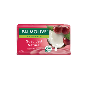 Jabón en barra Palmolive® Naturals Suavidad Natural Cereza y Coco Jabón en barra Palmolive® Naturals Suavidad Natural Cereza y Coco