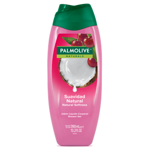 Jabón líquido corporal Palmolive® Naturals Suavidad Natural Cereza y Coco Jabón líquido corporal Palmolive® Naturals Suavidad Natural Cereza y Coco
