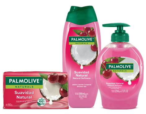 Palmolive® Naturals Suavidad Natural Cereza y Coco Palmolive® Naturals Suavidad Natural Cereza y Coco