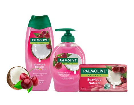 Palmolive® Naturals Suavidad Natural Cereza y Coco Palmolive® Naturals Suavidad Natural Cereza y Coco