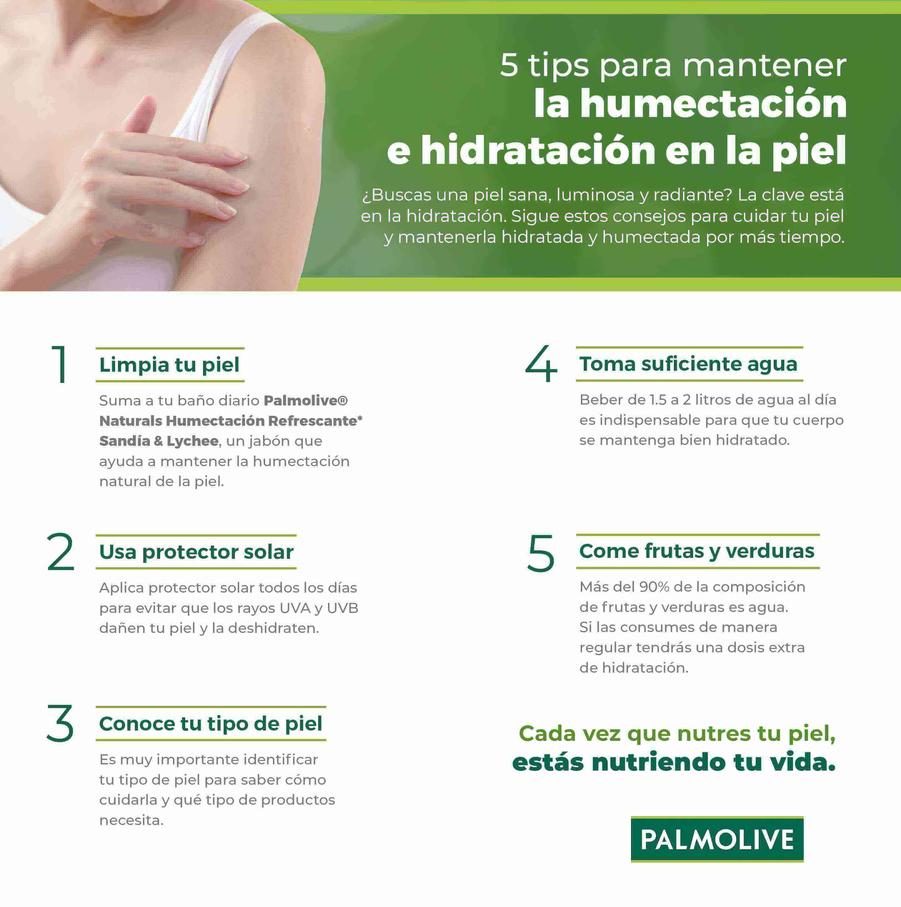 5 tips para mantener la humectación e hidratación en la piel 5 tips para mantener la humectación e hidratación en la piel