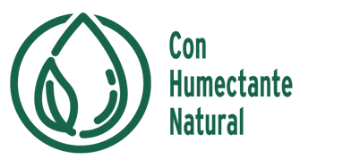 Con humectante natural Con humectante natural