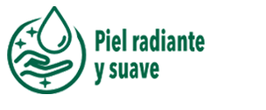 Piel radiante y suave Piel radiante y suave