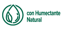Con humectante natural Con humectante natural