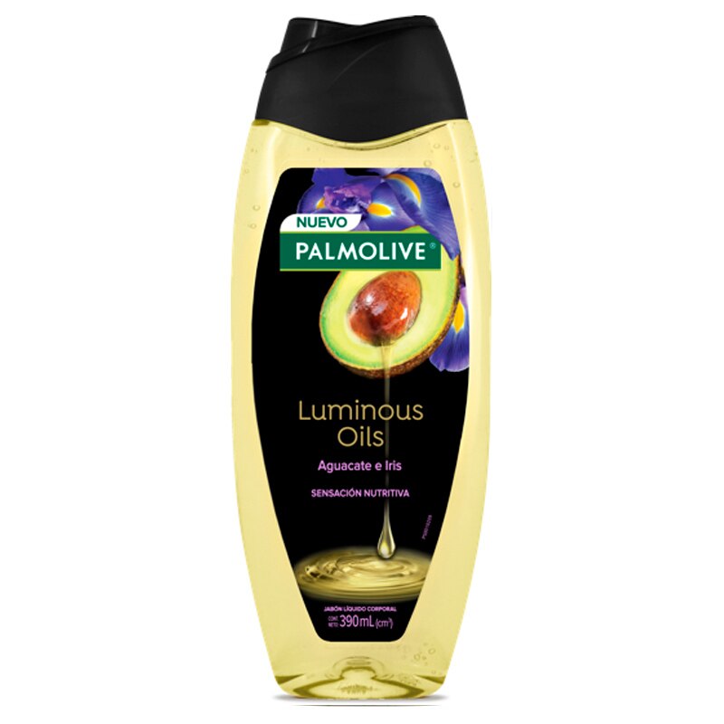 Palmolive® Luminous Oils Aguacate e Iris Sensación Nutritiva Jabón líquido corporal Palmolive® Luminous Oils Aguacate e Iris Sensación Nutritiva Jabón líquido corporal