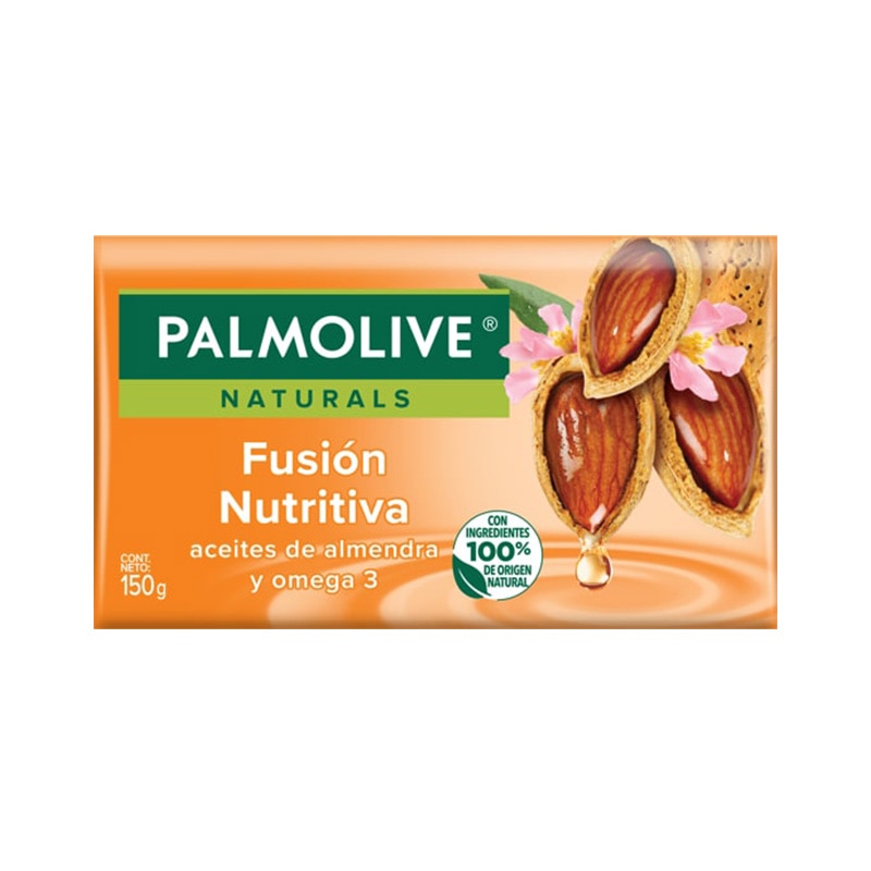 Palmolive® Naturals Fusión Nutritiva Aceites de Almendra y Omega 3 Jabón en barra Palmolive® Naturals Fusión Nutritiva Aceites de Almendra y Omega 3 Jabón en barra