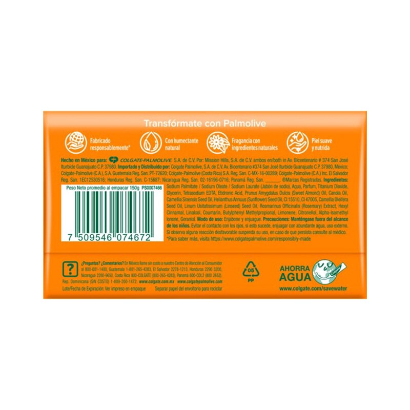 Palmolive® Naturals Fusión Nutritiva Aceites de Almendra y Omega 3 Jabón en barra Palmolive® Naturals Fusión Nutritiva Aceites de Almendra y Omega 3 Jabón en barra