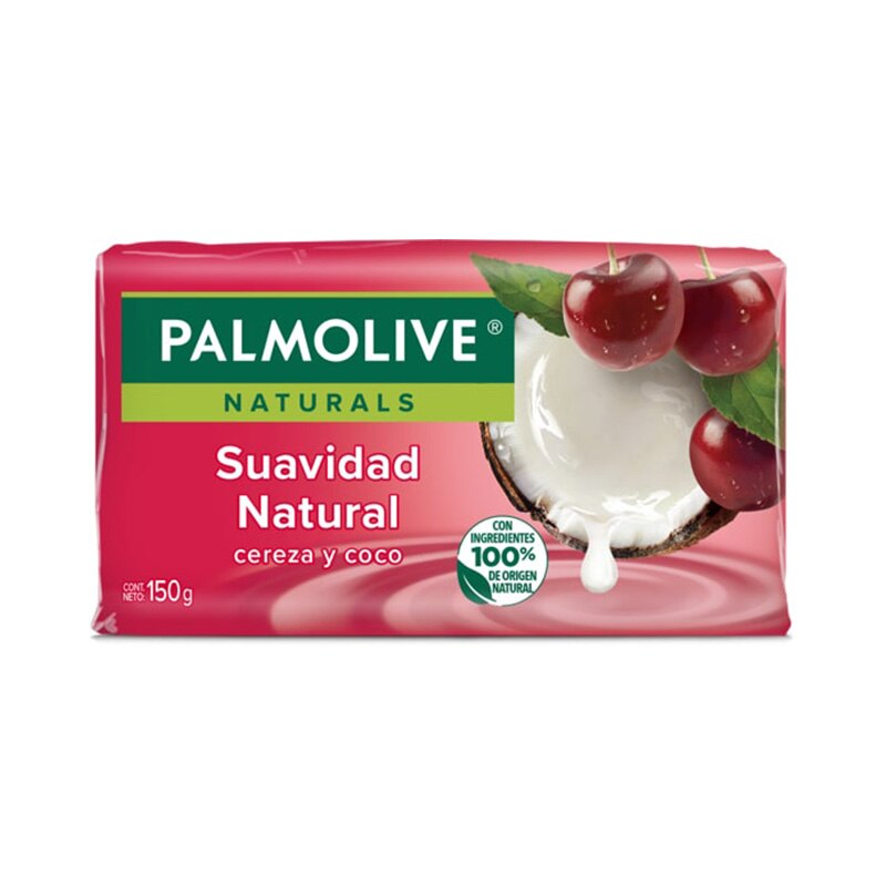Palmolive® Naturals Suavidad Natural Cereza y Coco Jabón en barra Palmolive® Naturals Suavidad Natural Cereza y Coco Jabón en barra