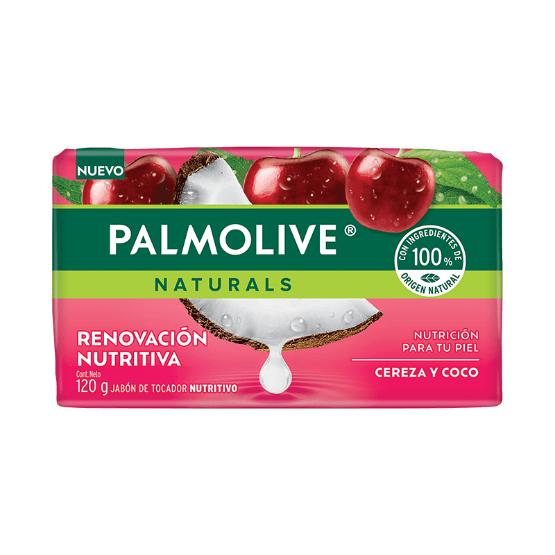 Palmolive® Naturals Suavidad Natural Cereza y Coco Jabón en barra Palmolive® Naturals Suavidad Natural Cereza y Coco Jabón en barra
