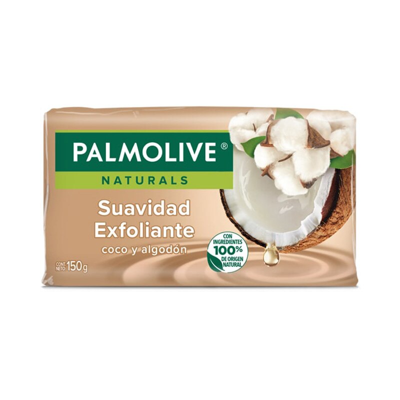 Palmolive® Naturals Suavidad Exfoliante Coco y Algodón Jabón en barra Palmolive® Naturals Suavidad Exfoliante Coco y Algodón Jabón en barra