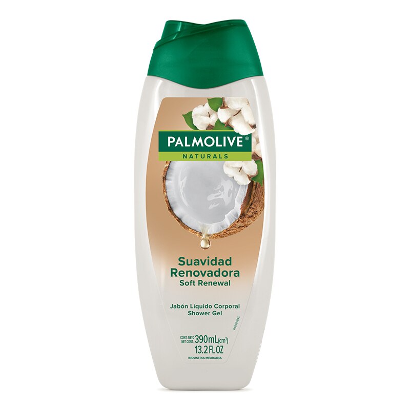 Palmolive® Naturals Suavidad Renovadora Coco y Algodón Jabón líquido corporal Palmolive® Naturals Suavidad Renovadora Coco y Algodón Jabón líquido corporal