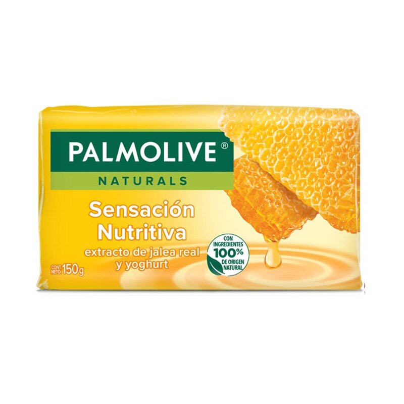 Palmolive® Naturals Sensación Nutritiva Extracto de Jalea Real y Yoghurt Jabón en barra