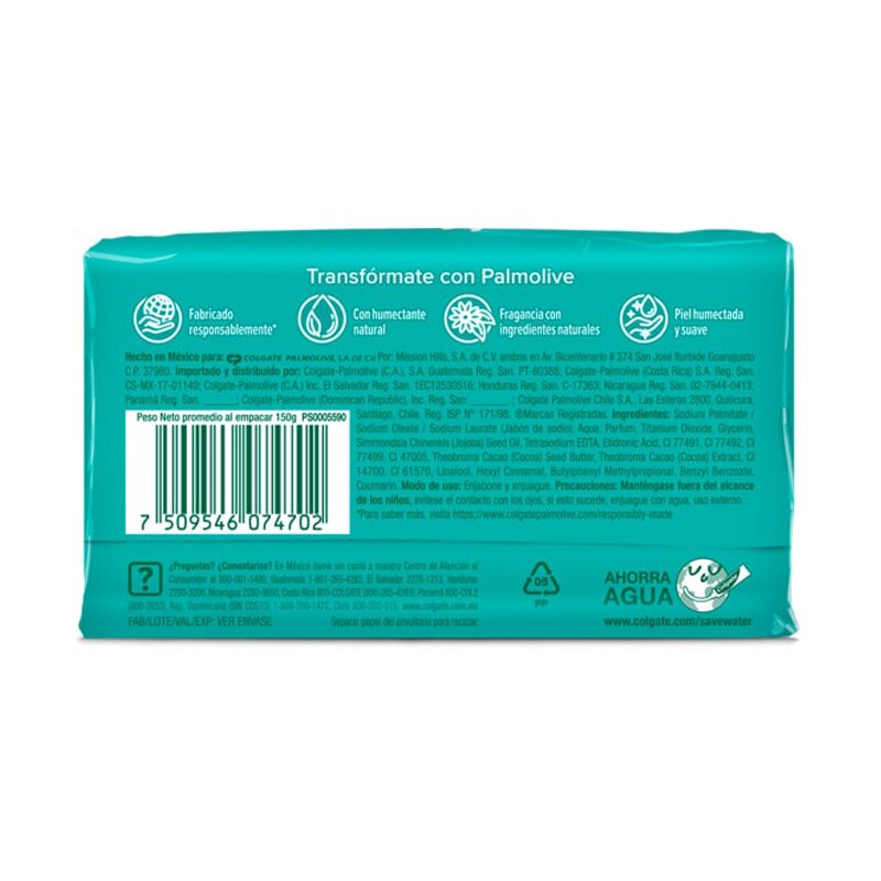 Palmolive® Naturals Delicada Exfoliación Jazmín y Manteca de Cacao Jabón en barra Palmolive® Naturals Delicada Exfoliación Jazmín y Manteca de Cacao Jabón en barra