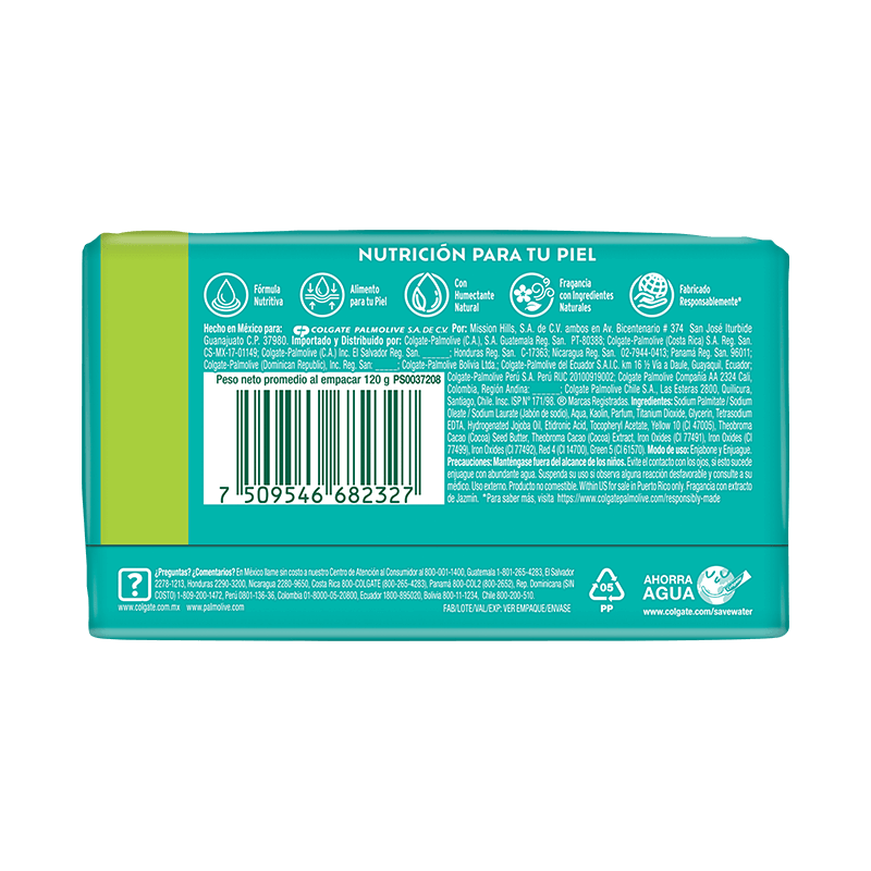 Palmolive® Naturals Delicada Exfoliación Jazmín y Manteca de Cacao Jabón en barra Palmolive® Naturals Delicada Exfoliación Jazmín y Manteca de Cacao Jabón en barra