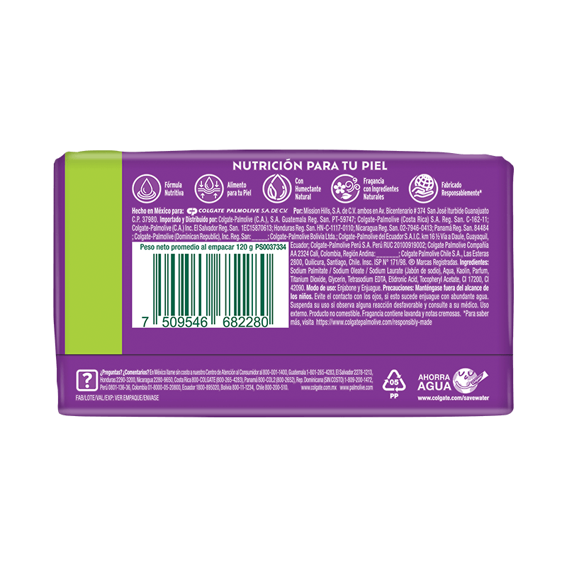 Palmolive® Naturals Suavidad Relajante Lavanda y Crema Jabón en barra Palmolive® Naturals Suavidad Relajante Lavanda y Crema Jabón en barra