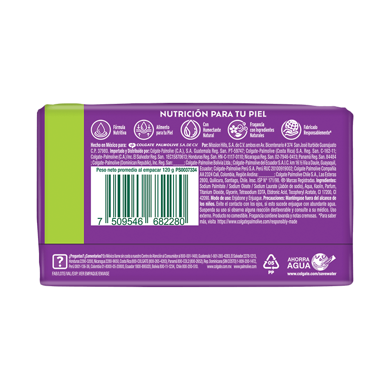 Palmolive® Naturals Suavidad Relajante Lavanda y Crema Jabón en barra