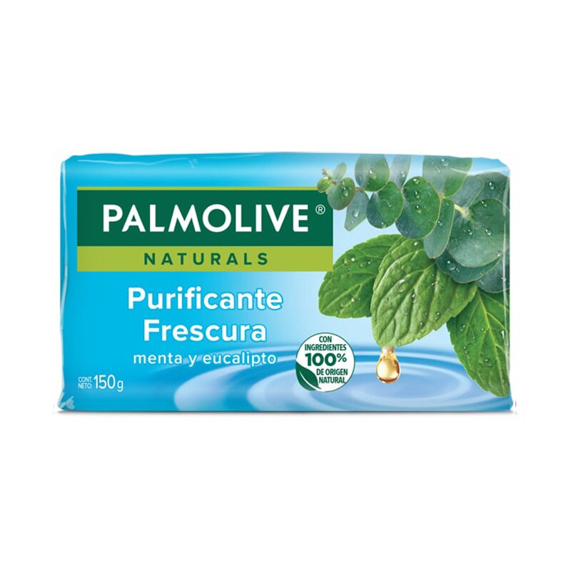 Palmolive® Naturals Purificante Frescura Menta y Eucalipto Jabón en barra