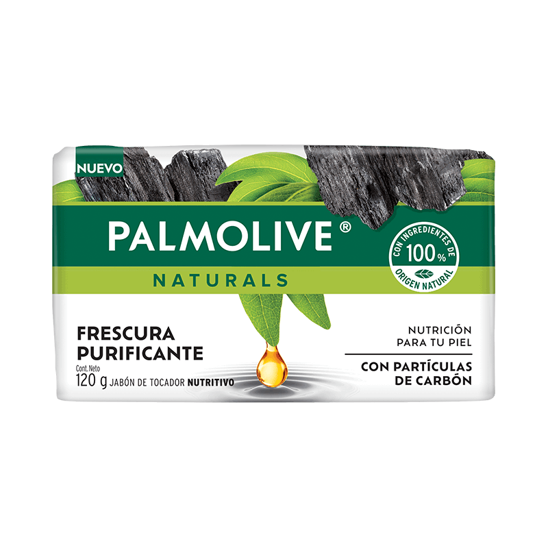 Palmolive® Naturals Sensación Purificante con partículas de carbón Jabón en barra Palmolive® Naturals Sensación Purificante con partículas de carbón Jabón en barra