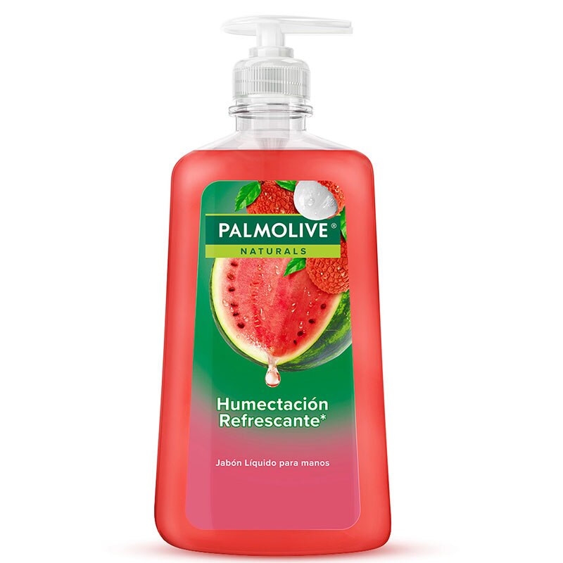 Palmolive® Naturals Humectación Refrescante Sandía y Lychee Jabón líquido para manos Palmolive® Naturals Humectación Refrescante Sandía y Lychee Jabón líquido para manos