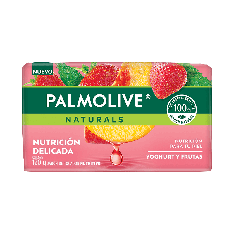 Palmolive® Naturals Suavidad Radiante Yoghurt y Frutas Jabón en barra